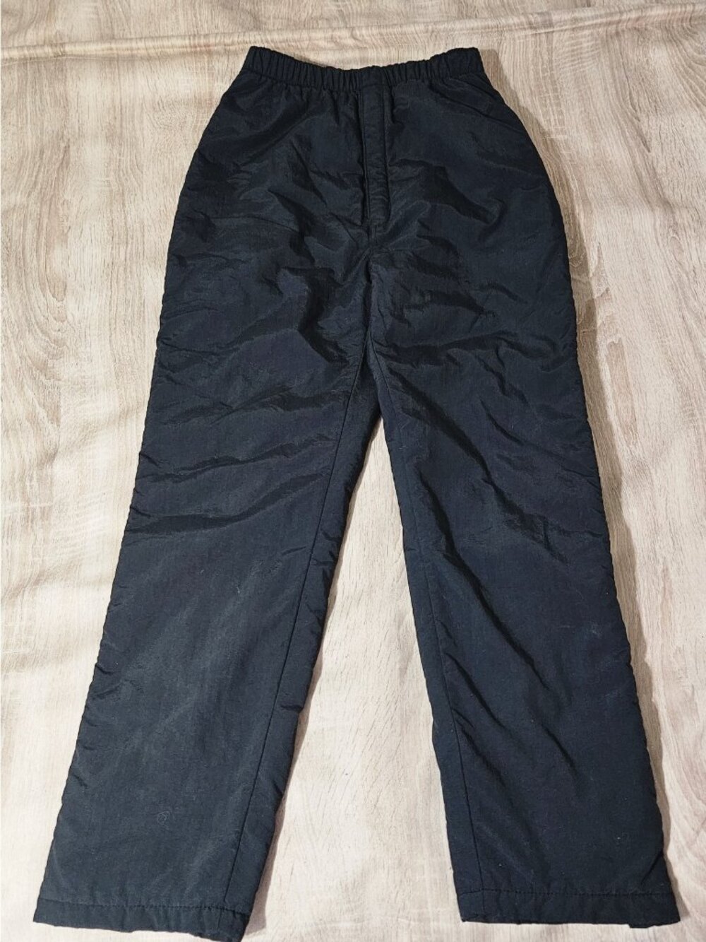 L.L. Bean Mens Pants Size Medium  Black Ski Snowboarding Snow Pants Made In Usa